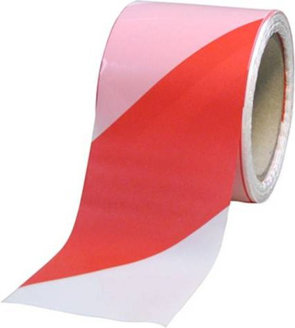 Dörner + Helmer Absperrband rot-weiß 500 m x 80 mm - Bild 1