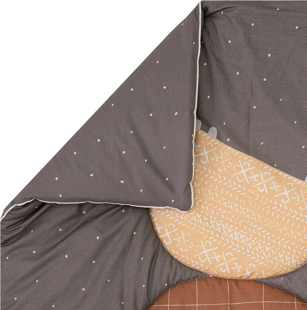 Julius Zöllner Krabbeldecke Organic Cotton Grau, B/B: 95 x 135 cm - Bild 1