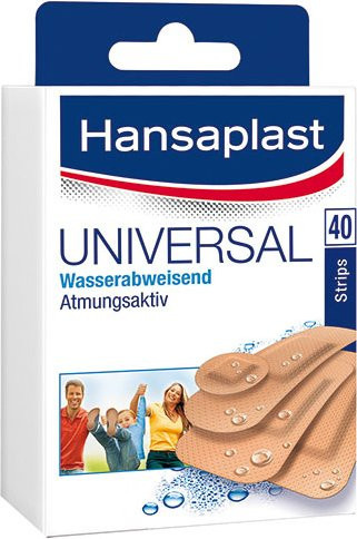 Hansaplast Universal Pflaster, wasserabweisend, 40 Stück - Bild 1