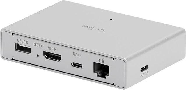 GL.iNet Comet PoE GL-RM1PE KVM-System für Fernzugriff mit 4K@30Hz, 32GB eMMC und Tailscale-Unterstützung über PoE oder USB-C - Bild 1