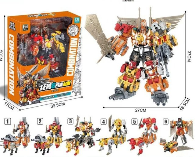 Yiran toy 1 5-in-1 Transformation Predaking Devastator KO G1, Actionfigur, Roboter, ab 18 Jahren - Bild 1