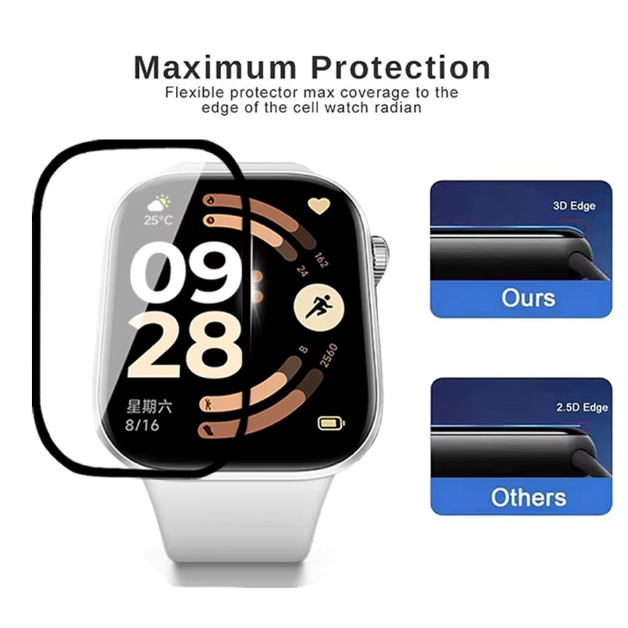 Xiaomi Displayschutzfolie für Redmi Watch 6, transparent, Unisex - Bild 4