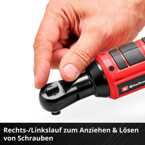 Einhell Power X-Change Akku-Ratschenschrauber TE-RW 18/60 Li-Solo 18V mit 3/8 Zoll in Rot-Schwarz-Multicolor - Bild 3