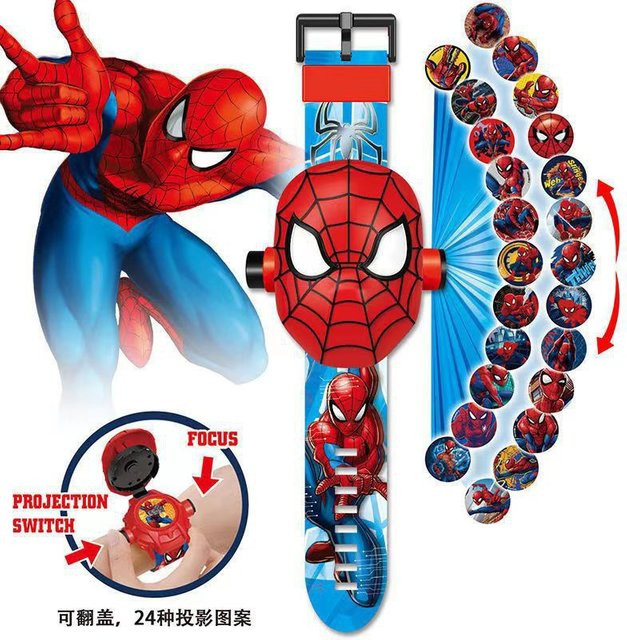Hot Toys Marvel Spider-Man Projektions-Flip-Uhr, Elektronische Uhr - Bild 1