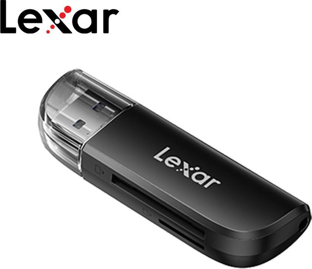 Lexar 2 in 1 Multi-Kartenleser USB 3.2 Gen1 mit Dual-Slot für SD und TF Micro SD Karten, USB-A, Grau - Bild 1