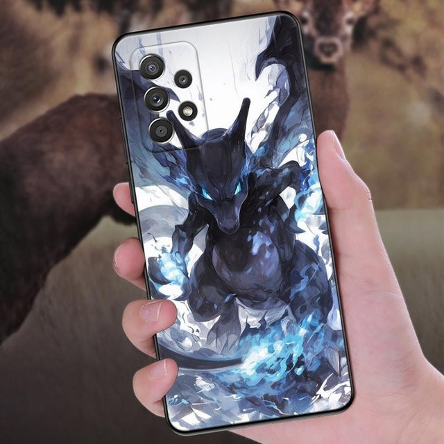 Samsung Galaxy Handyhülle mit Pokemon Motiven Bulbasaura Umbreon Gengar in Multicolour für A56 5G A55 A36 A26 A16 A54 A52 A35 A34 A21S A14 A06 A52S 5G - Bild 1