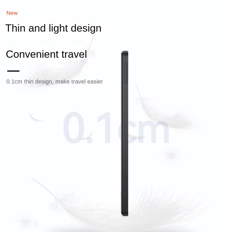 Magnetische Trifold Schutzhülle für OnePlus Pad Go 2 und OPPO Pad Air5 12,1 Zoll, PU und TPU Case, Blau - Bild 6