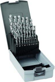 GÜHRING Spiralbohrer-Set HSSE geschliffen Typ VA in Silber, Durchmesser 1-13mm - Bild 1