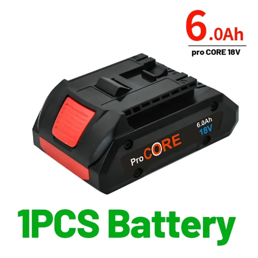 Bosch Ersatzakku für 18V ProCORE Li-Ion 21700 6,0Ah in Schwarz für Professional BAT609 BAT618 mit BMS - Bild 2