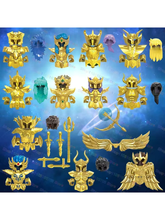 DR.TONG Saint Seiya Aiolia Aiolos Bausteine Figuren, Montage Spielzeug - Bild 3