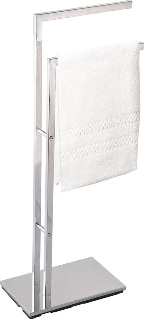 MSV Handtuchständer Santa Catarina aus Stahl verchromt in Silber, B/T/H: 30 x 20 x 85 cm - Bild 1