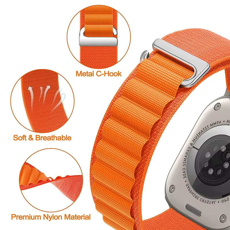 HUBANDE Uhrenarmband Alpine Loop, Textil, Edelstahl, Unisex - Bild 2