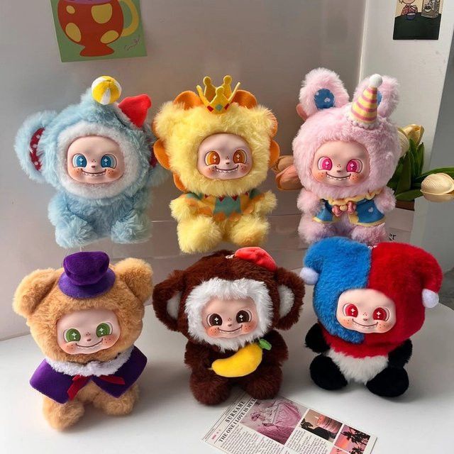 52TOYS Fluffy Friends Circus Series Plüsch-Vinyl-Blindbox in Multicolor - Bild 1