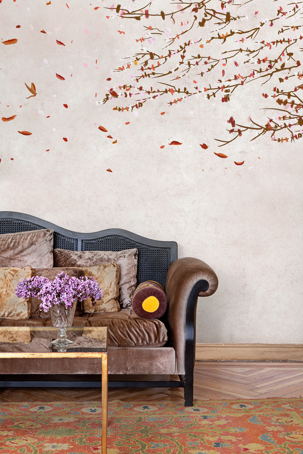 Eolia Wandtapete Autumn in Rose aus Vlies und Vinyl - Bild 2