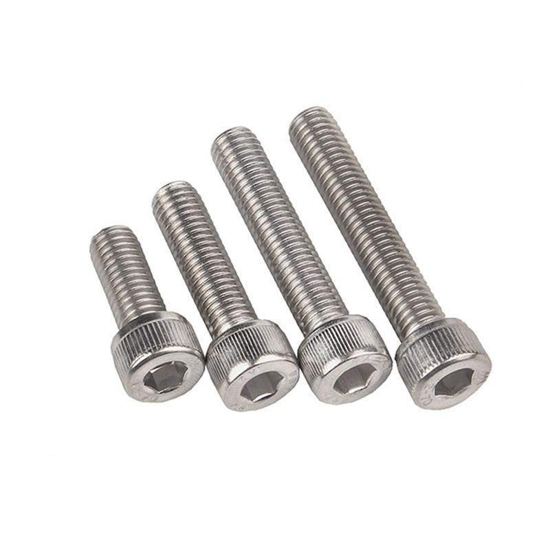 Binchi Outdoor Equipment Inbusschrauben aus Edelstahl für Möbelmontage und Computerteile, M4, Silber, Länge: 30 mm - Bild 2