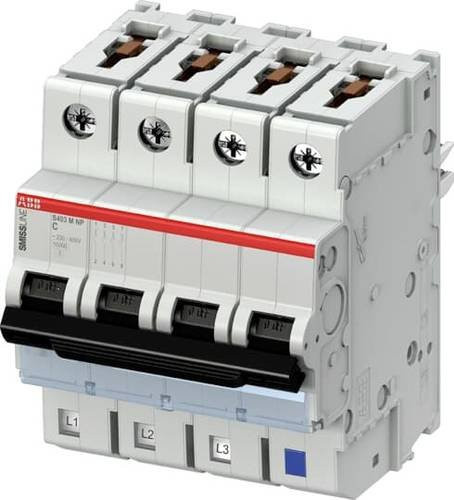 ABB S403M-C50NP Leitungsschutzschalter 4polig 50A Grau 2CCS573103R8504 - Bild 1