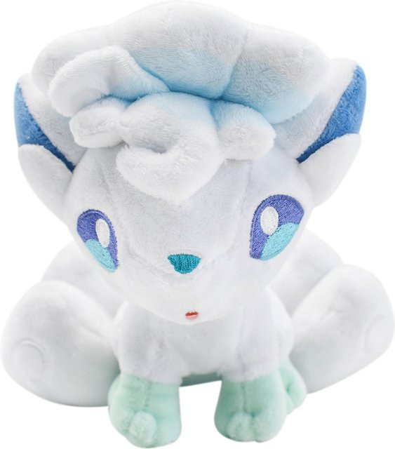 DUODUOBAO Alolan Vulpix Plüschtier, Pokémon, Schwarz, Weiß, ab 0 Jahren - Bild 1