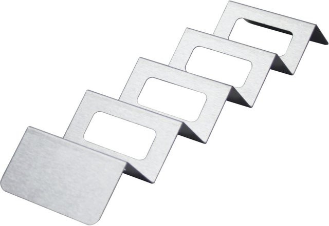 Schneider Snackwelle aus Edelstahl in Silber, B/T/H: 8,5 x 37 x 3,5 cm - Bild 1