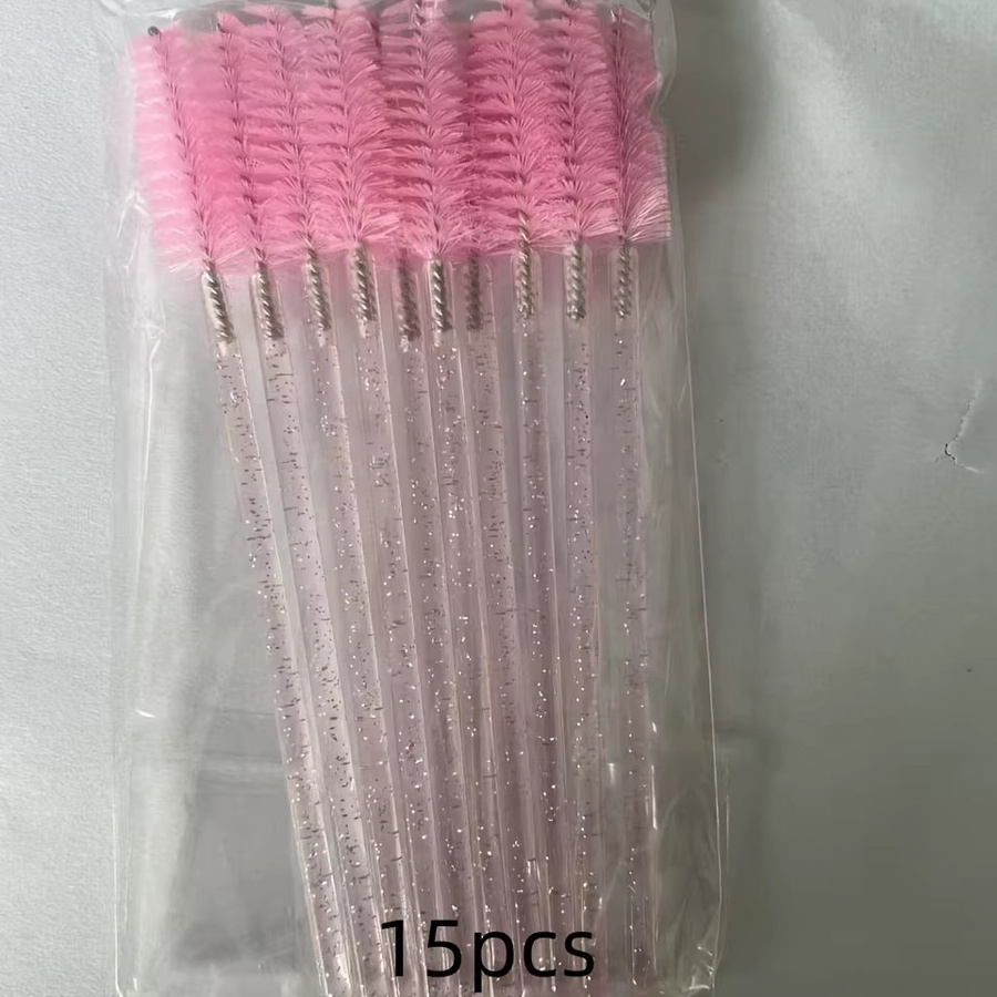 50 Stück Spoolie-Bürsten mit Kristallgriff, Mascara- und Augenbrauenbürsten - Bild 2