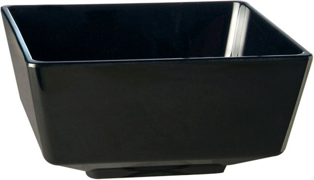 APS Schale FLOAT aus Melamin, eckig, schwarz, 1900 ml, B/T/H: 19 x 19 x 9,5 cm - Bild 1