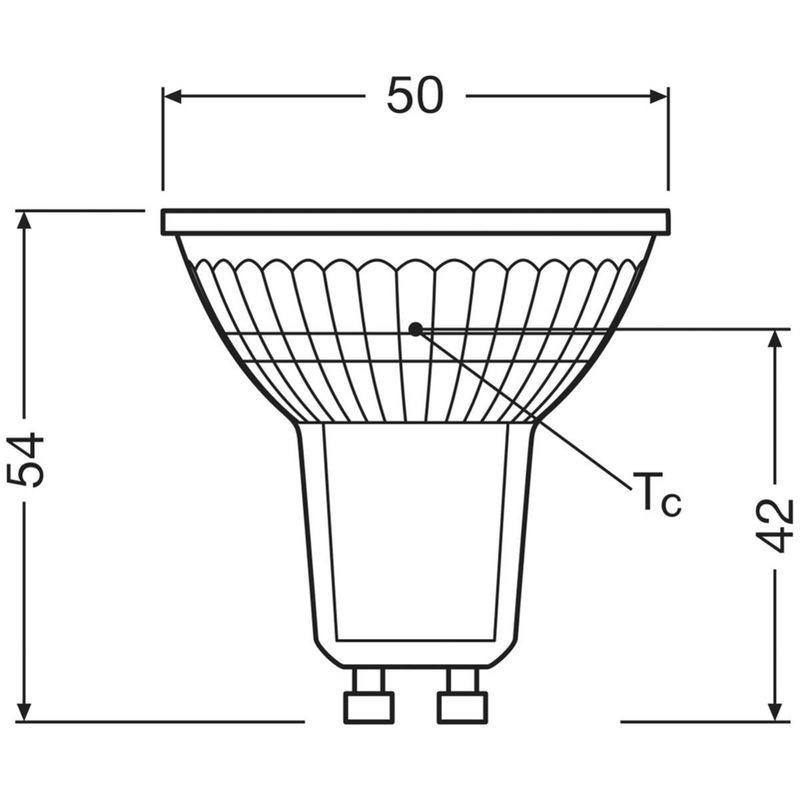 Osram LED Reflektorlampe GU10 3er Set Warmweiß Klar 4,3 W 1050 lm - Bild 5