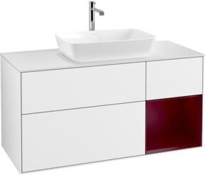 V&B Waschtischunterschrank Finion in Weiß lackiert, Breite: 120 cm, Tiefe: 50,1 cm, Höhe: 50,1 cm - Bild 1