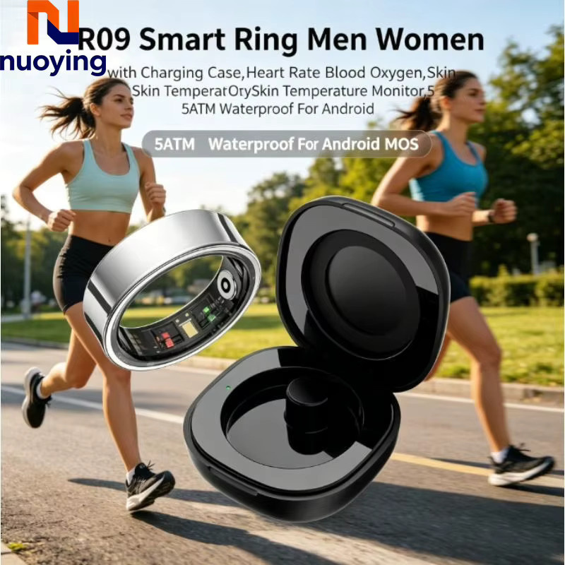 NUOYING Smart Ring, Edelstahl, Unisex, 5ATM wasserdicht - Bild 2