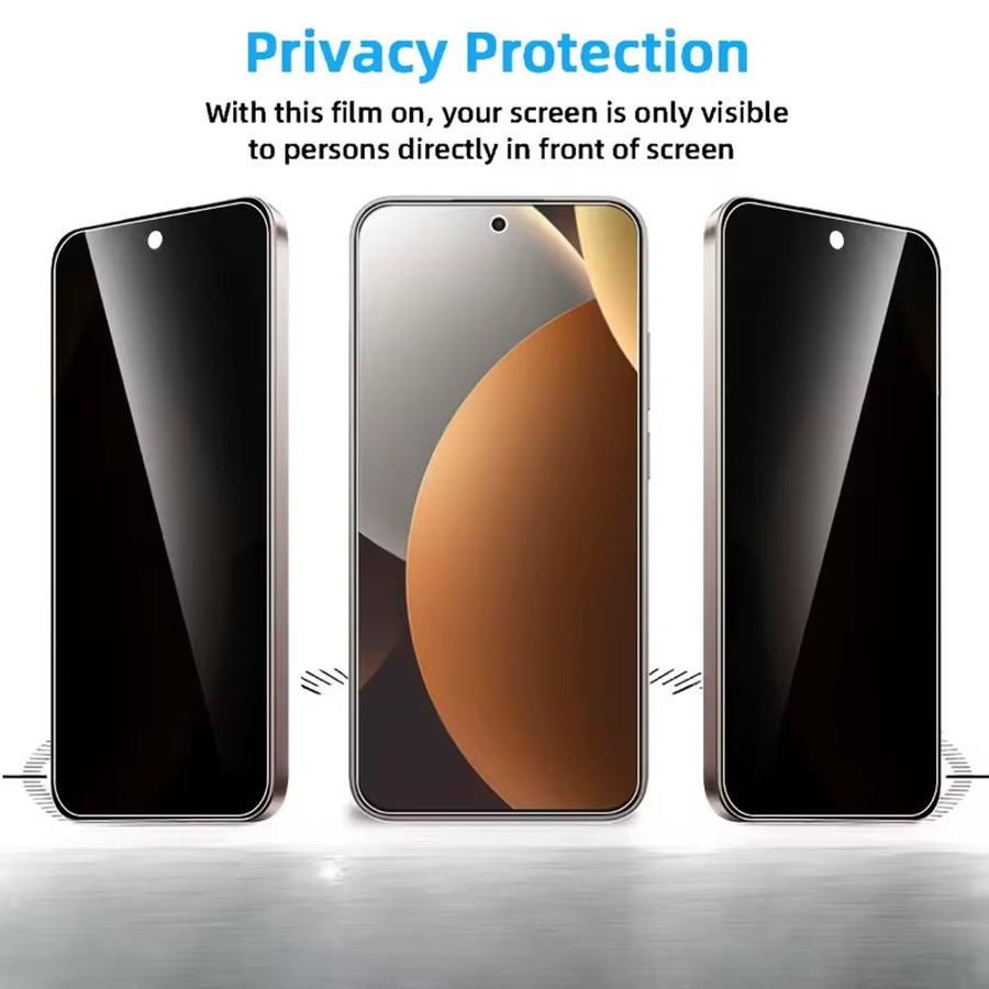 3 Stück Sichtschutz-Displayschutzfolien aus gehärtetem Glas für Xiaomi Redmi Note 14 13 Pro 15C Note 12 Pro Note 11 10 11 Pro 12 9s 8 7 13c transparent - Bild 5