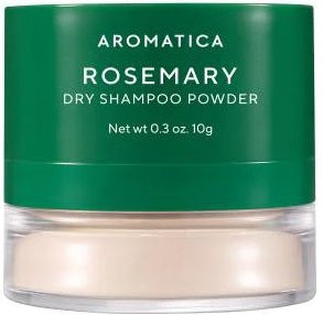 AROMATICA Rosmarin Trockenshampoo-Pulver, 10 g, für fettiges Haar - Bild 1