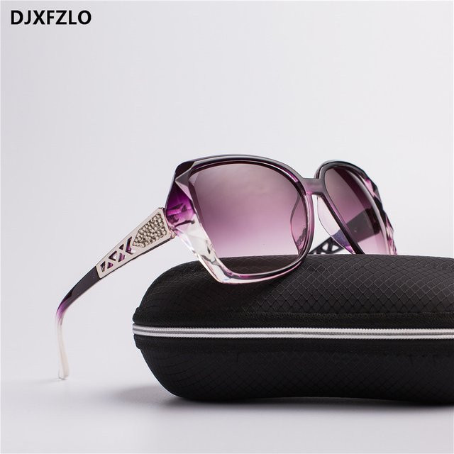 ZXWLYXGX Sonnenbrille Square, Vollrand, Lila, Kunststoff, Damen - Bild 1