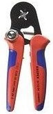 Knipex Selbsteinstellende Crimpzange 97 53 04 SB für Aderendhülsen mit Seiteneinführung, rot-blau, 180 mm - Bild 2