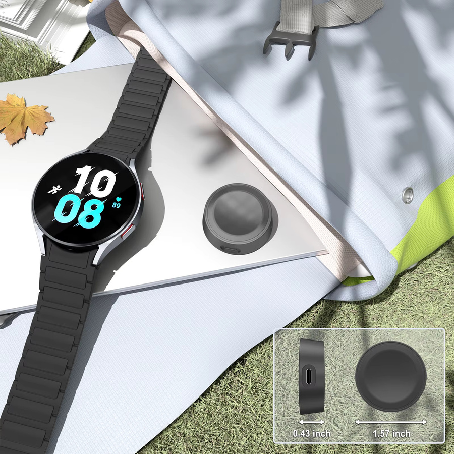 Samsung Ladegerät für Galaxy Watch 7/6/5/4 (40/44mm) und Galaxy Watch 4/6 Classic (42/46mm, 43/47mm) Lade Dock in Schwarz oder Weiß - Bild 4