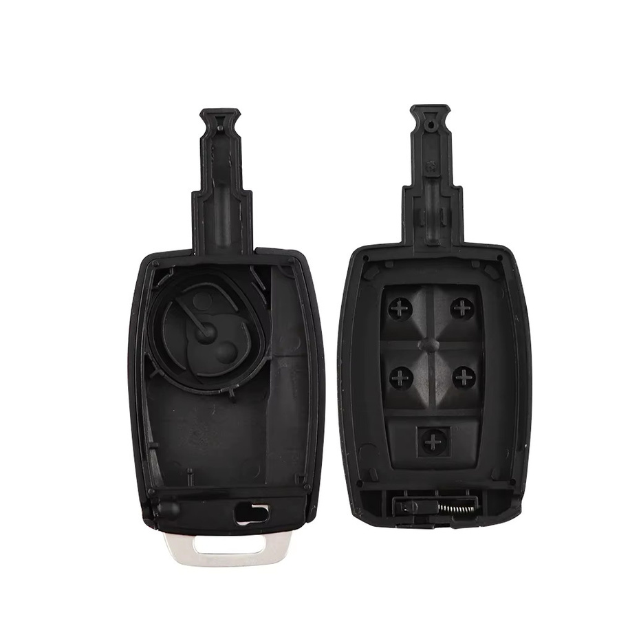 Yiqixin Smart Remote Autoschlüssel Shell Fob Case Cover für Volvo C30 C70 XC90 V70 S60 V40 V50 2014-2018 mit Einsatzklinge in Schwarz - Bild 2