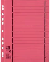 Oxford Trennblatt A4 liniertes Papier in Rot und Pink - Bild 1
