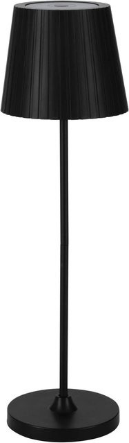 Eglo LED-Tischleuchte Cabozo Schwarz dimmbar mit Touch-Funktion und Akku B/T/H: 37 x 11 x 12 cm - Bild 1