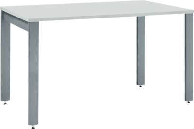 Schäfer Shop Select Schreibtisch LOGIN 4-Fuß in Lichtgrau/Basaltgrau, B: 120 cm, T: 80 cm, H: 74 cm - Bild 1