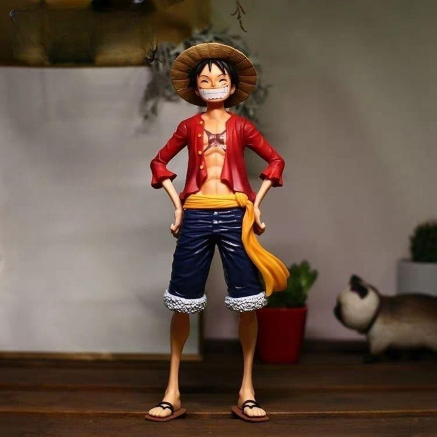 Yiran toy 1 One Piece Anime Luffy Actionfigur mit Gesichtswechselnd 28cm - Bild 4