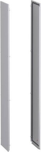 Schneider Electric NSY2SPN184 PanelSeT SFN Seitenwände mit Außenbefestigung in Grau, 2er-Set, H: 180 cm, T: 40 cm - Bild 1