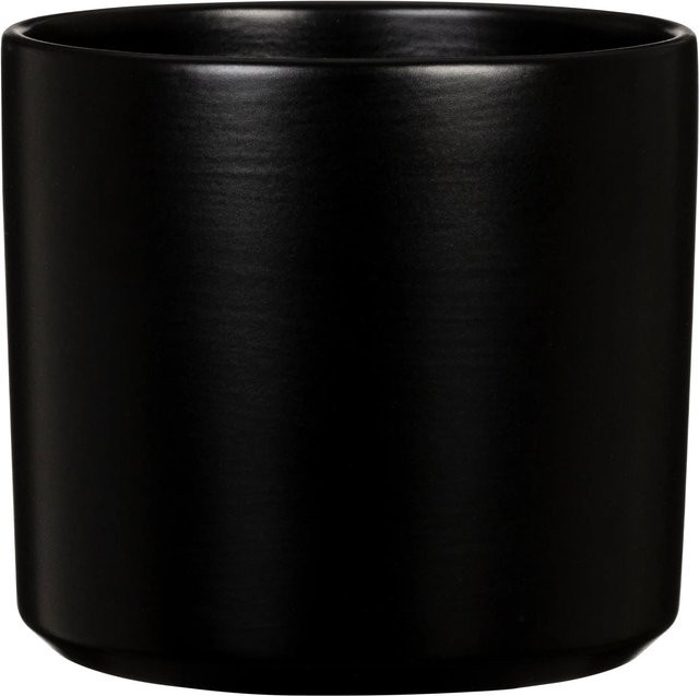 Scheurich Übertopf Monaco 631 in Night Black, zylindrische Form, Durchmesser: 27 cm, Höhe: 25,8 cm - Bild 1