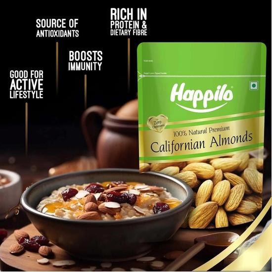 Happilo Mandeln glutenfrei 500 g - Bild 3