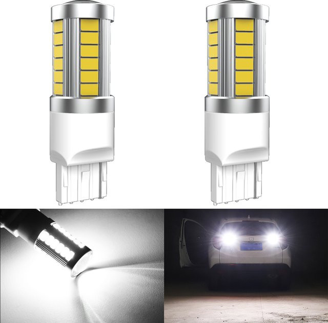 KaTur T20 LED Auto Glühbirne 12V für Blinker, Bremslichter und DRL mit 5630 SMD Technologie in Rot, Weiß, Orange oder Blau - Bild 1