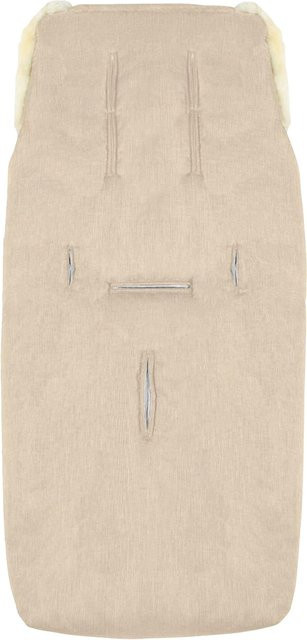 Werner Christ Baby Winterfußsack Arosa mit Lammfell in Beige - Bild 1
