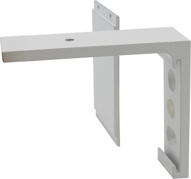 Mydeco Gardinenstangen-Halterung aus Metall für Wandmontage, Farbe: Weiß, Abstand: 6,5 cm - Bild 1