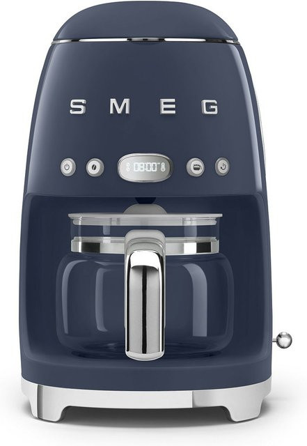 Smeg Filter-Kaffeemaschine DCF02NBEU mit Timer und Warmhaltefunktion in Navy Blue mit Glaskanne und 1,4 l Fassungsvermögen - Bild 1
