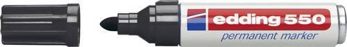 Edding 550 Permanentmarker mit Rundspitze 3-4 mm in Schwarz - Bild 1