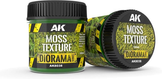 AK Interactive Moss Texture Foam, Natur, Grün, 100ml - Bild 1