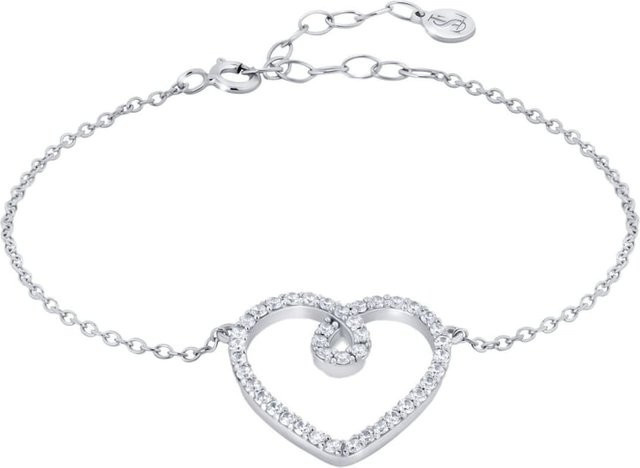 LEIS Armband 925 Sterling Silber, rhodiniert, Zirkonia weiß, Unisex - Bild 1