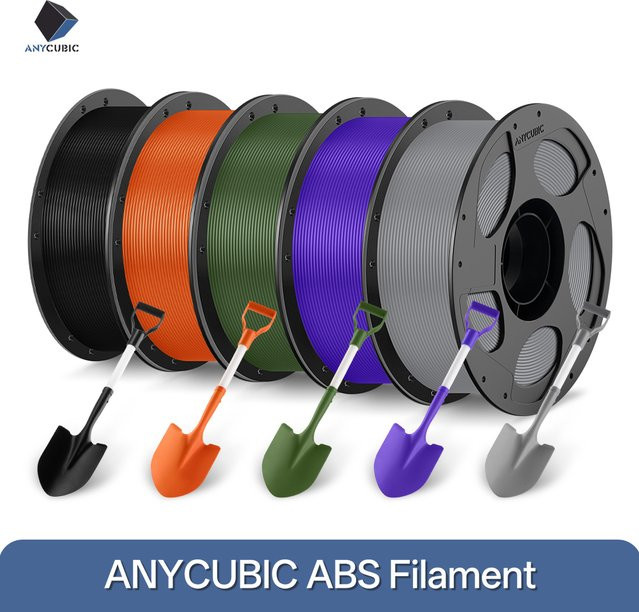Anycubic ABS-Filament für FDM-3D-Drucker in Grau - Bild 1