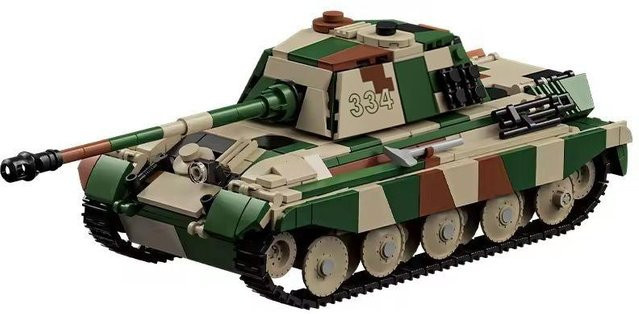 Der Königstiger Schwerer Panzer, Bausteine, Grau, ab 14 Jahren - Bild 1