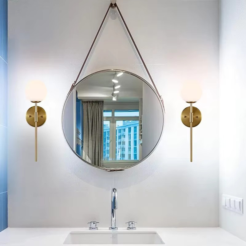Lava Corki Moderne LED Wandlampe aus Metall in Gold/Messing für Wohnzimmer und Schlafzimmer - Bild 2